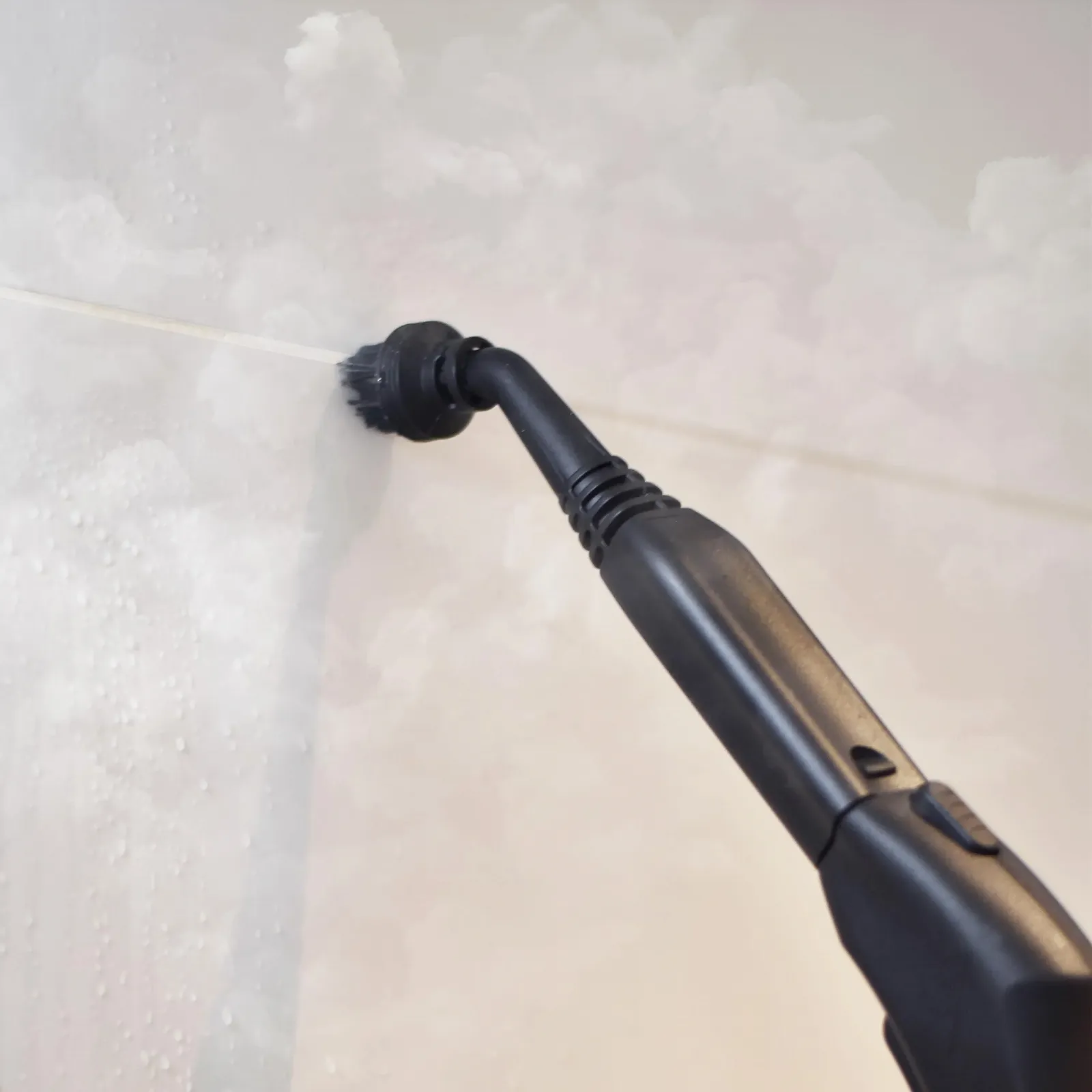 Пароочисник багатофункціональний CleanRite 7 насадок 13 аксесуарів 30 x 15 x 25 см Білий, фото №7