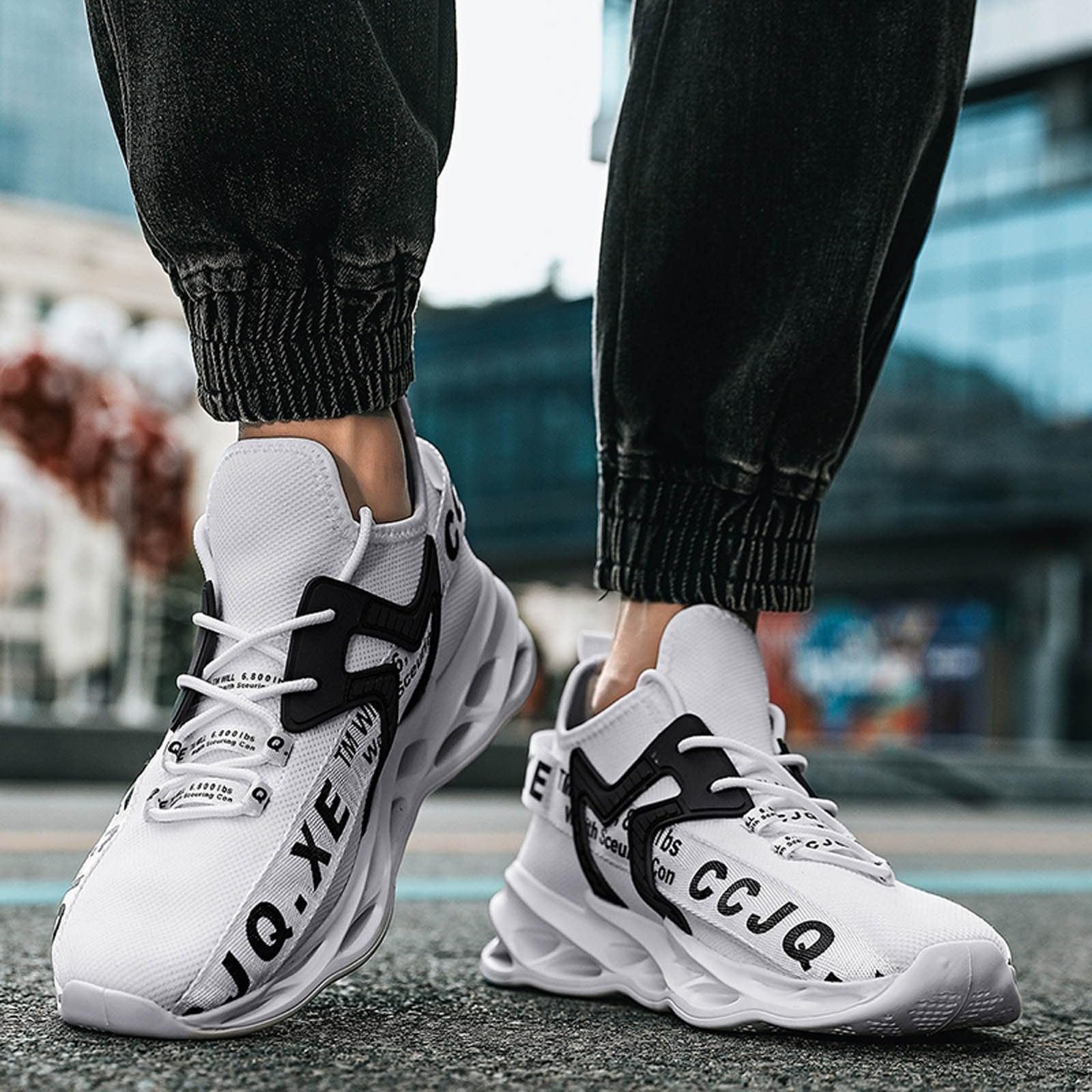 Кросівки Famzuneu Чорні Легкі, фото №7 Кросівки Famzuneu Чорні Легкі, фото №7