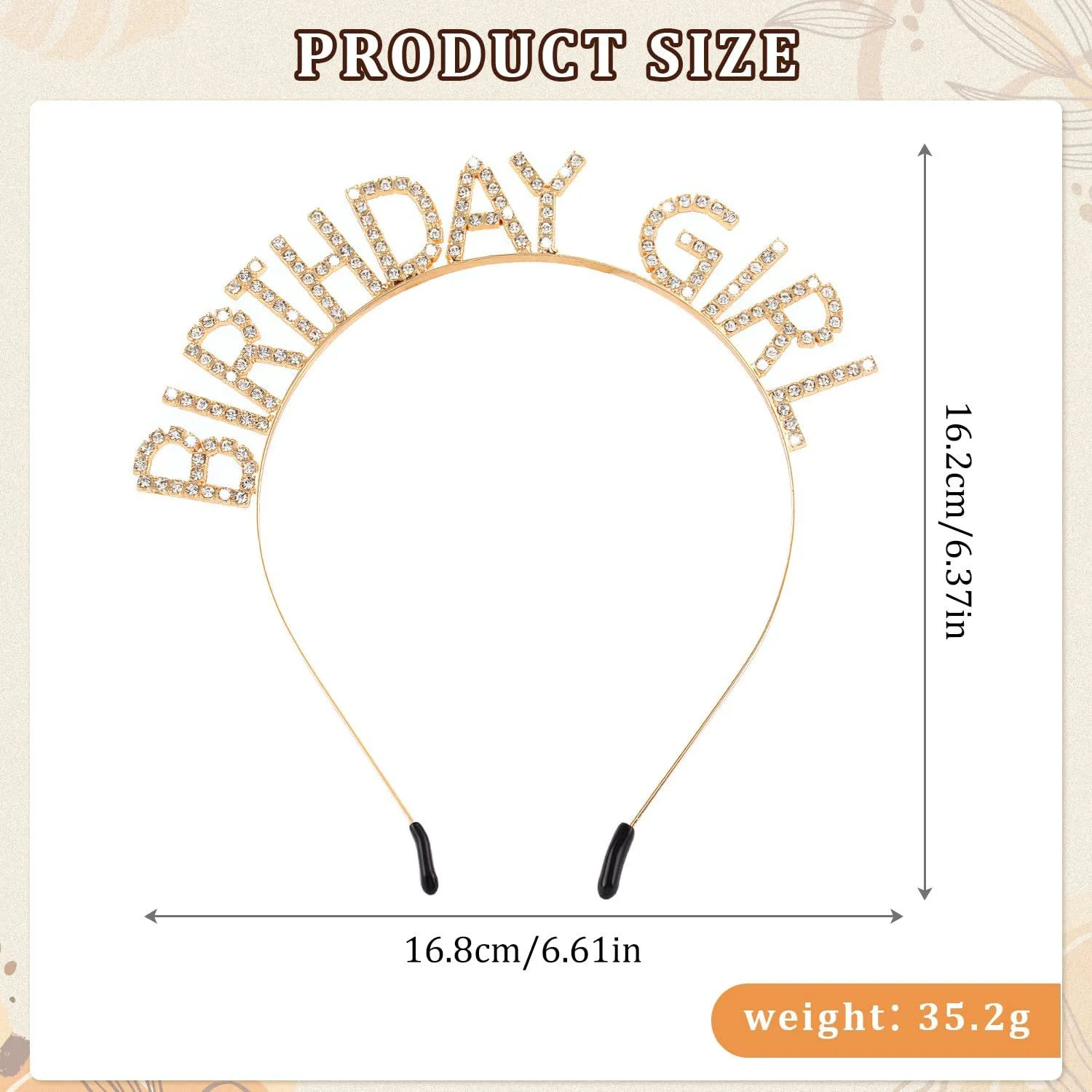 Обруч Корона для Дівчинки на День Народження, фото №2