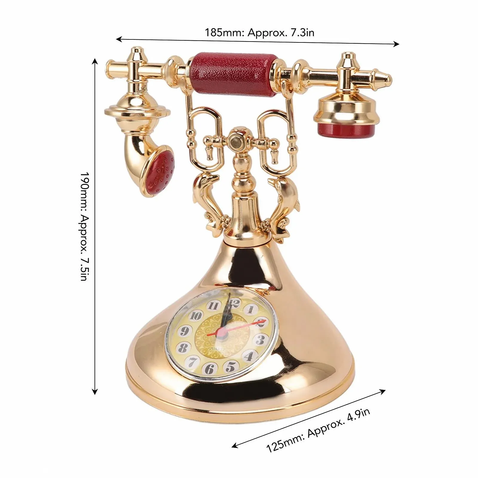 Часы настольные Ретро Телефон YF020-2, фото №6 Часы настольные Ретро Телефон YF020-2, фото №6
