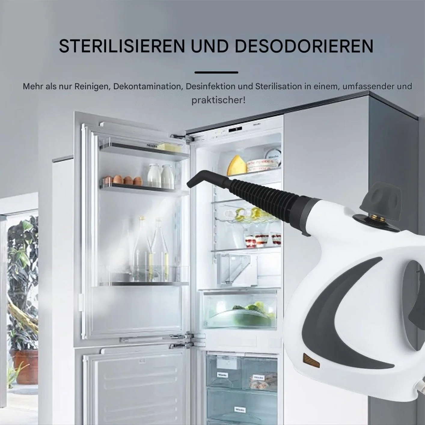 Ручний пароочисник з 12 аксесуарами для дому, фото №8 Ручний пароочисник з 12 аксесуарами для дому, фото №8