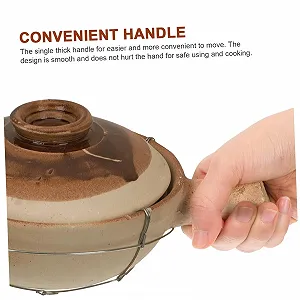 Кастрюля GALPADA керамическая термостойкая для тушения и супов synthetic.ua - Фото 1