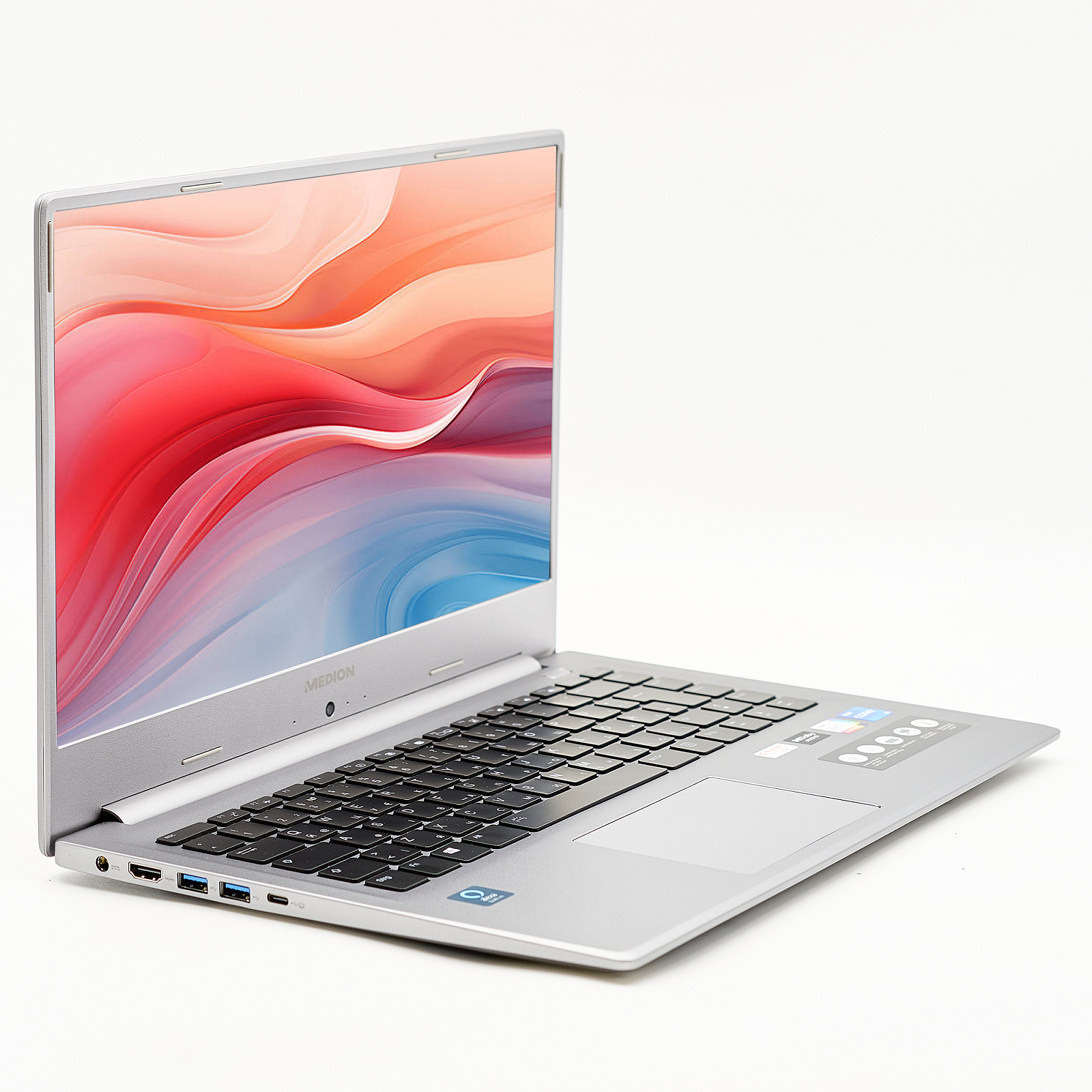 Ноутбук 15.6" Medion (Lenovo Group) Akoya S15449 Intel Core i5-1135G7 RAM 32 ГБ SSD 512 ГБ + HDD 1 ТБ Intel Iris Xe Graphics Метал б/в (4438), фото №3