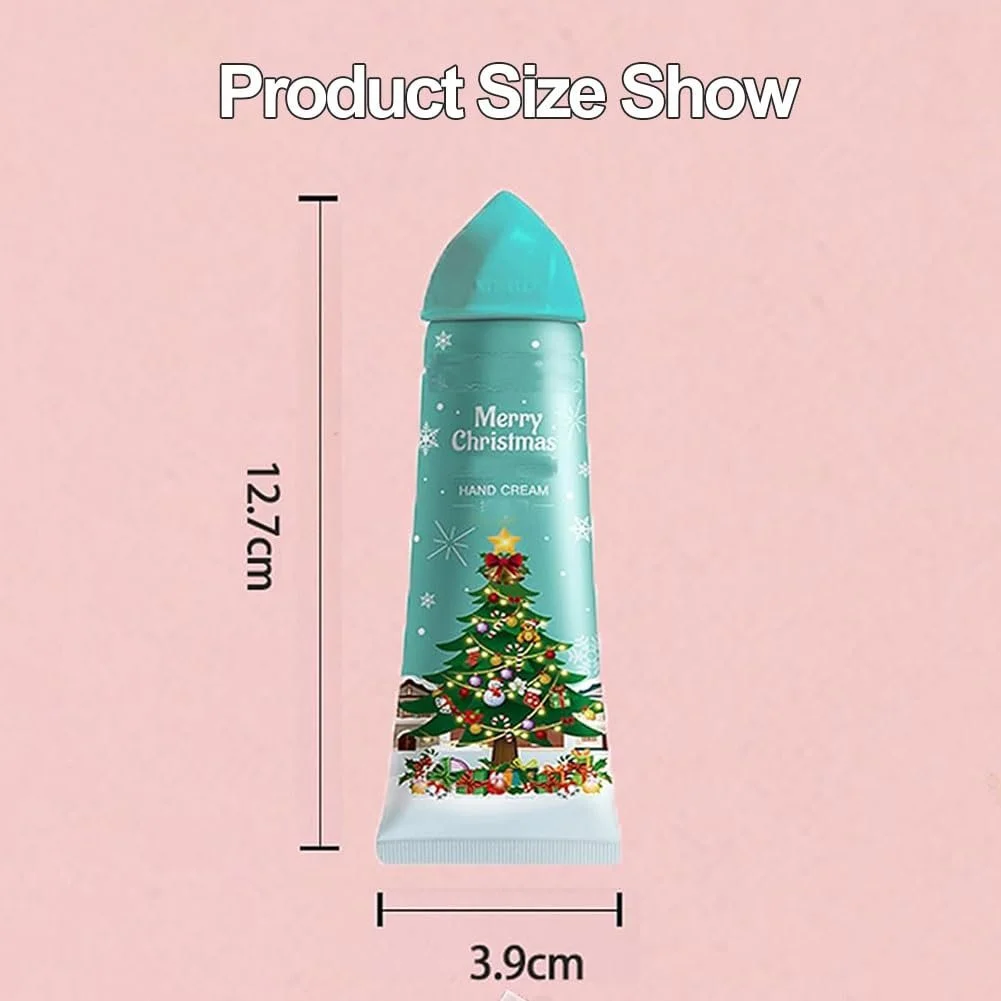Крем для рук Набор Рождественский, Рождественский набор кремов для рук, Набор кремов для рук, Рождественские подарки с кремами для рук, Подарок на день рождения Рождественские подарки, Рождественские увлажняющие кремы для рук, 5 шт, фото №7
