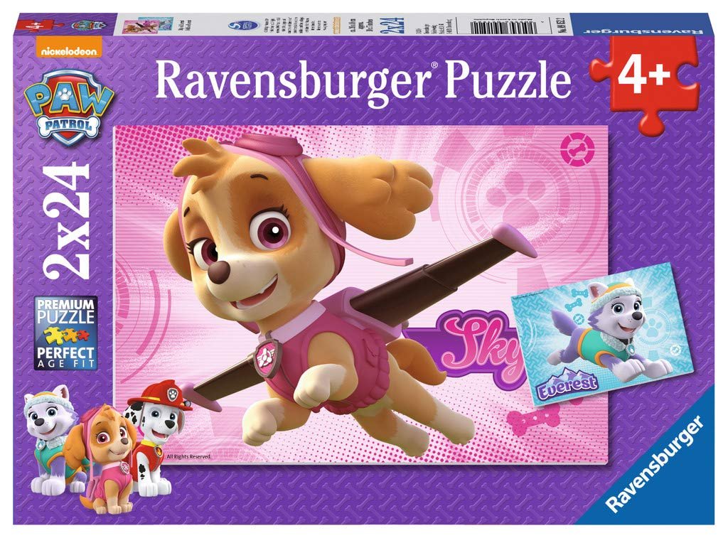 Пазл Ravensburger Paw Patrol Skye and Everest 9152 2 x 24 елементи, фото №1