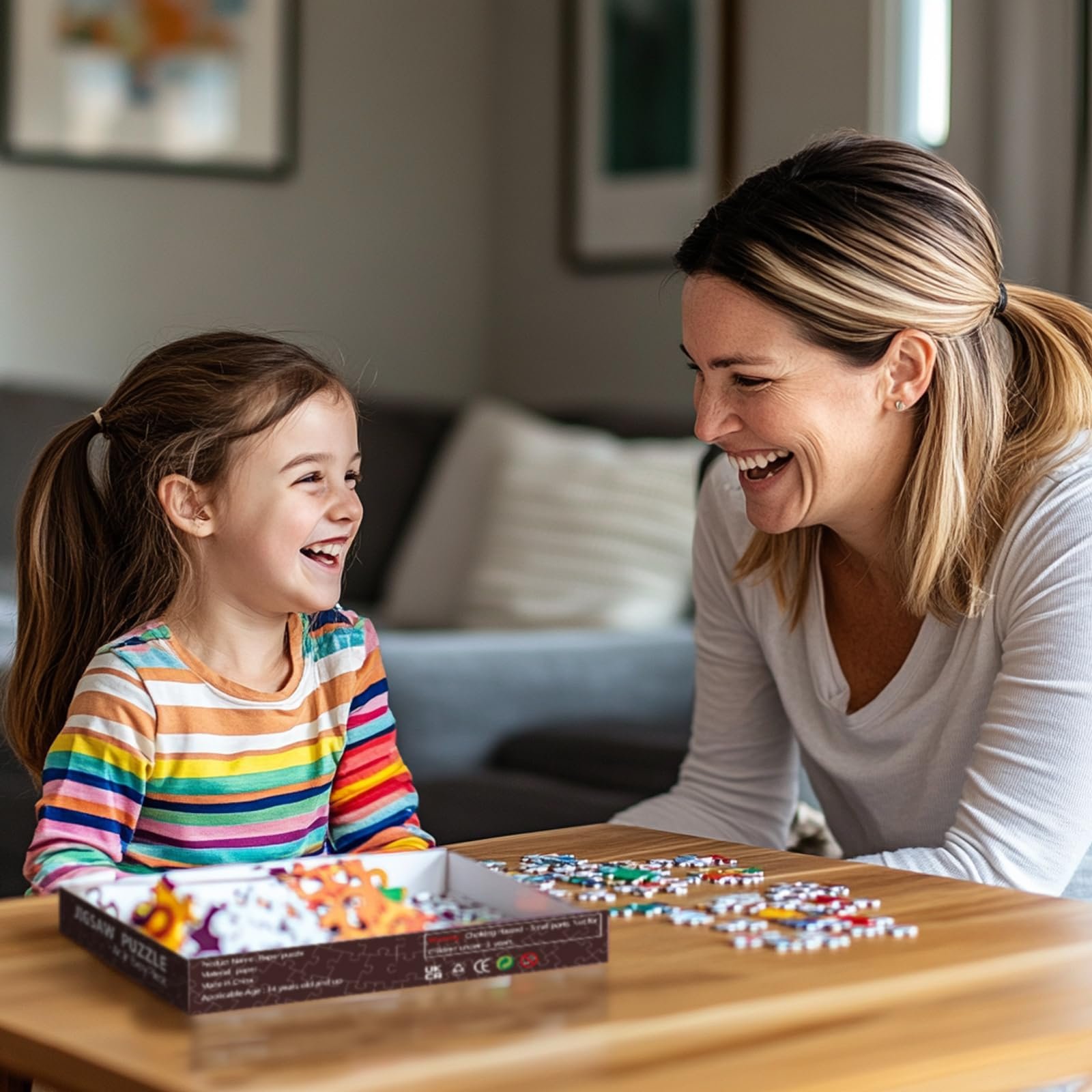 Пазл Black Girl Africa Woman Elephant Giraffe Tree of Life 1000 деталей 50 x 70 см, фото №7