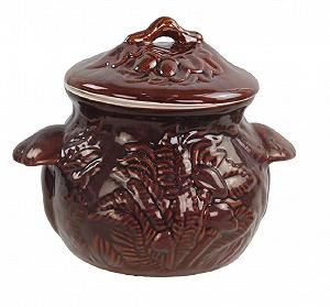 Кастрюля для запекания керамическая 3 л (Грибы) - Фото 1