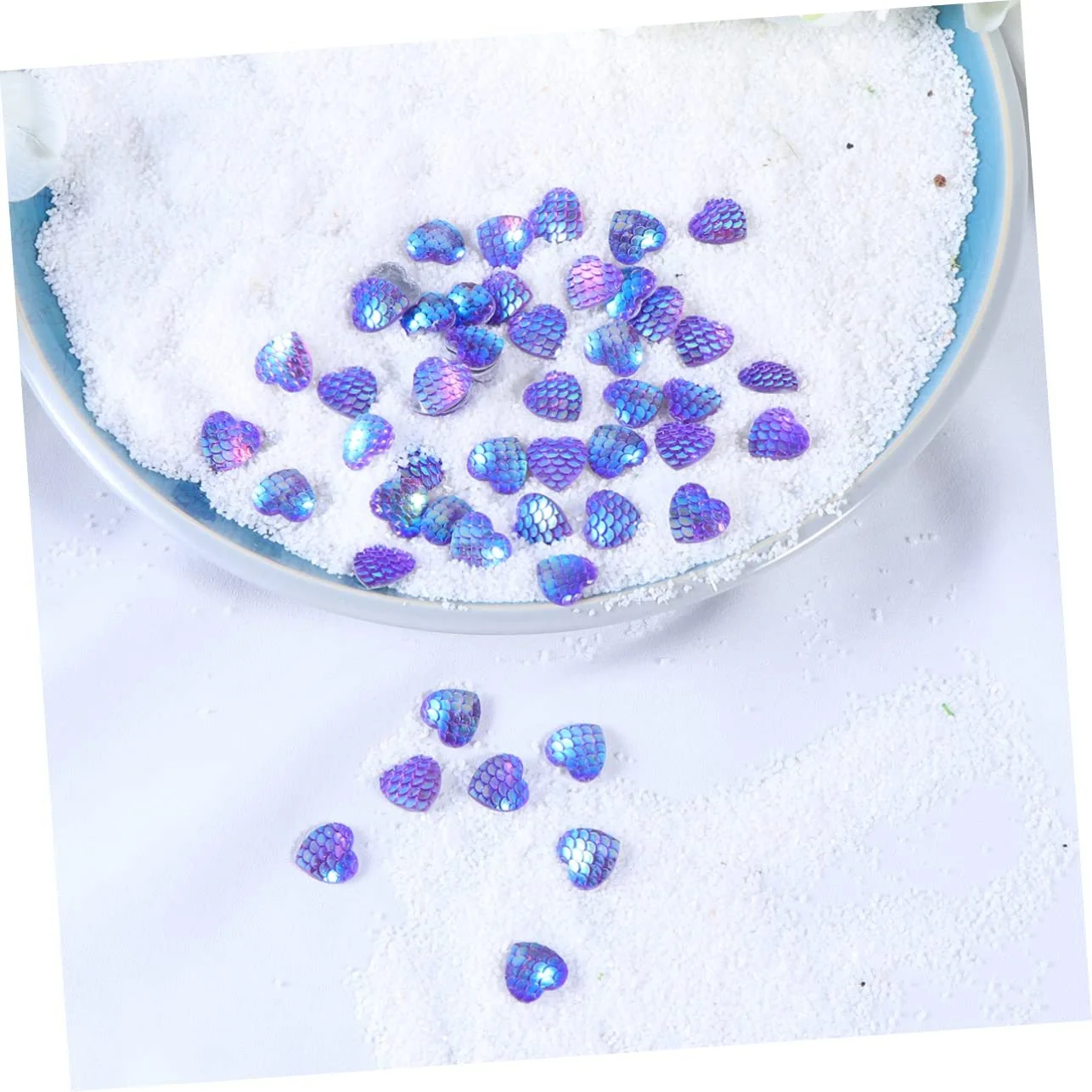 Стразы NUOBESTY Круглые Бриллианты из смолы AB Цвет, 50 шт, фото №2 Стразы NUOBESTY Круглые Бриллианты из смолы AB Цвет, 50 шт, фото №2