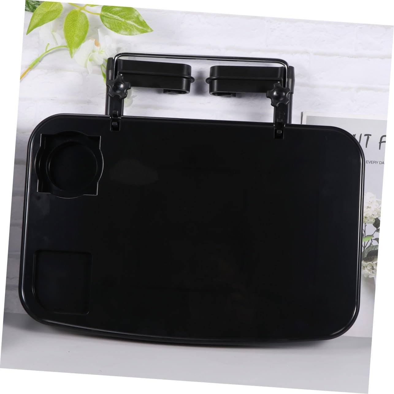 Автомобільний столик для ноутбука з підставкою для напоїв Регульований багатофункціональний, фото №5