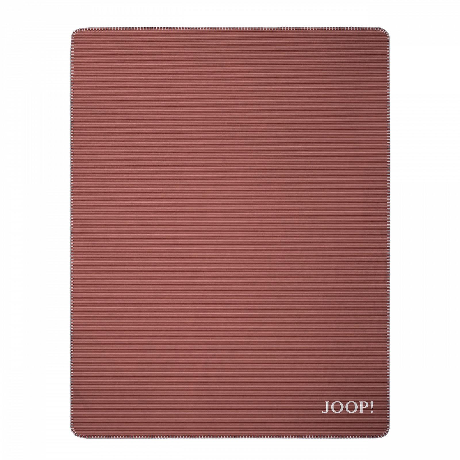 Плед Joop! Melange двухсторонний Оранжевый / Натуральный 150 x 200 см, фото №2