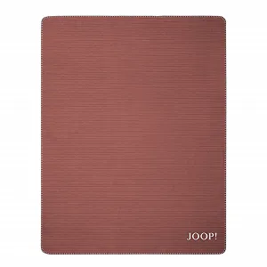 Плед Joop! Melange двосторонній Помаранчевий / Натуральний 150 x 200 см synthetic.ua - Фото 1
