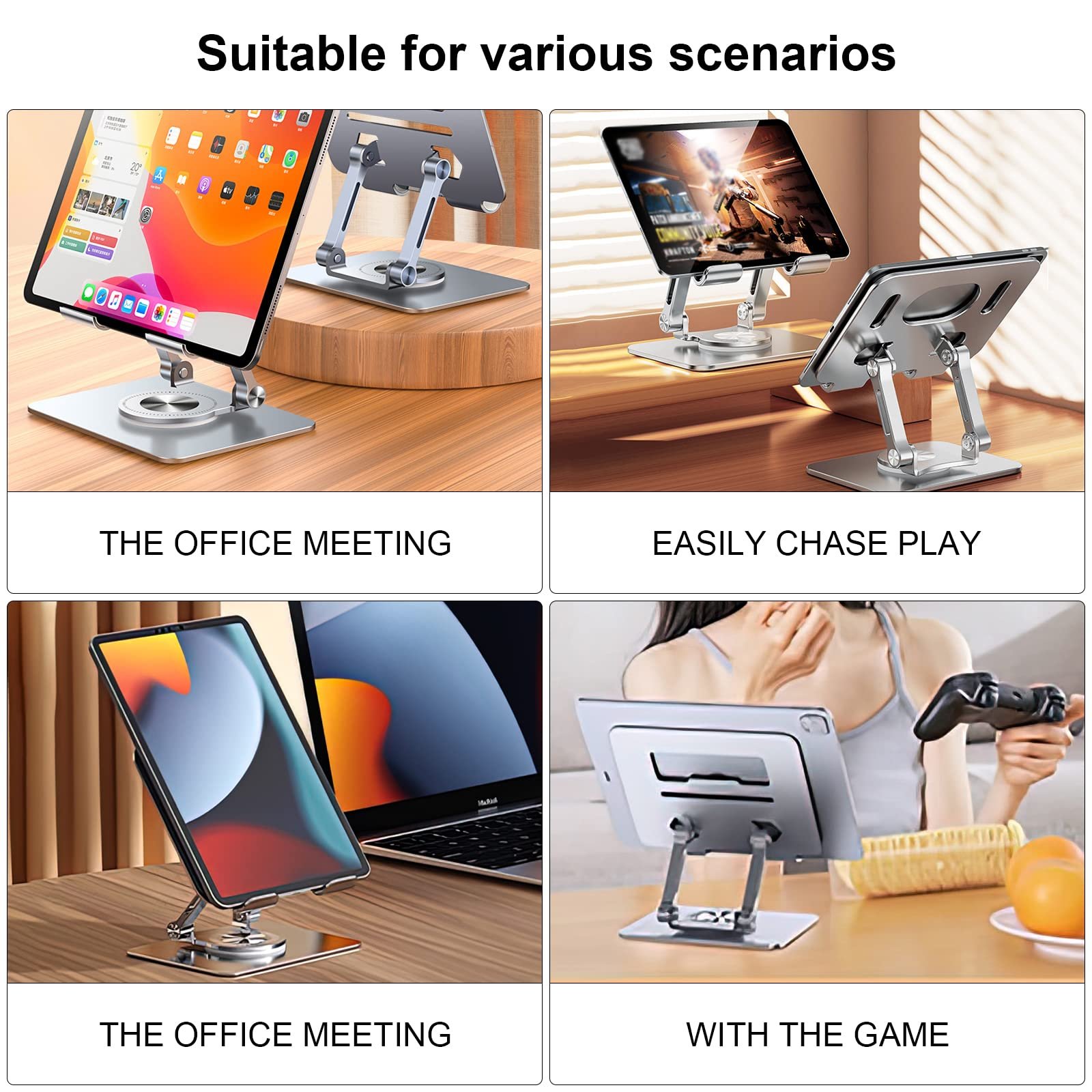 Подставка вращающаяся из алюминиевого сплава для планшетов, 360

Вращающаяся подставка для ноутбука, регулируемая по высоте, складная подставка для ноутбука с вентиляционными отверстиями для ноутбуков до 17 дюймов, фото №6