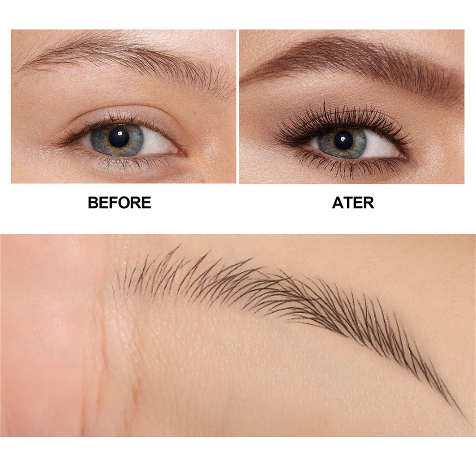 Карандаш для бровей Black Double Head Eyebrow Pencil with Eyebrow Brush, фото №7