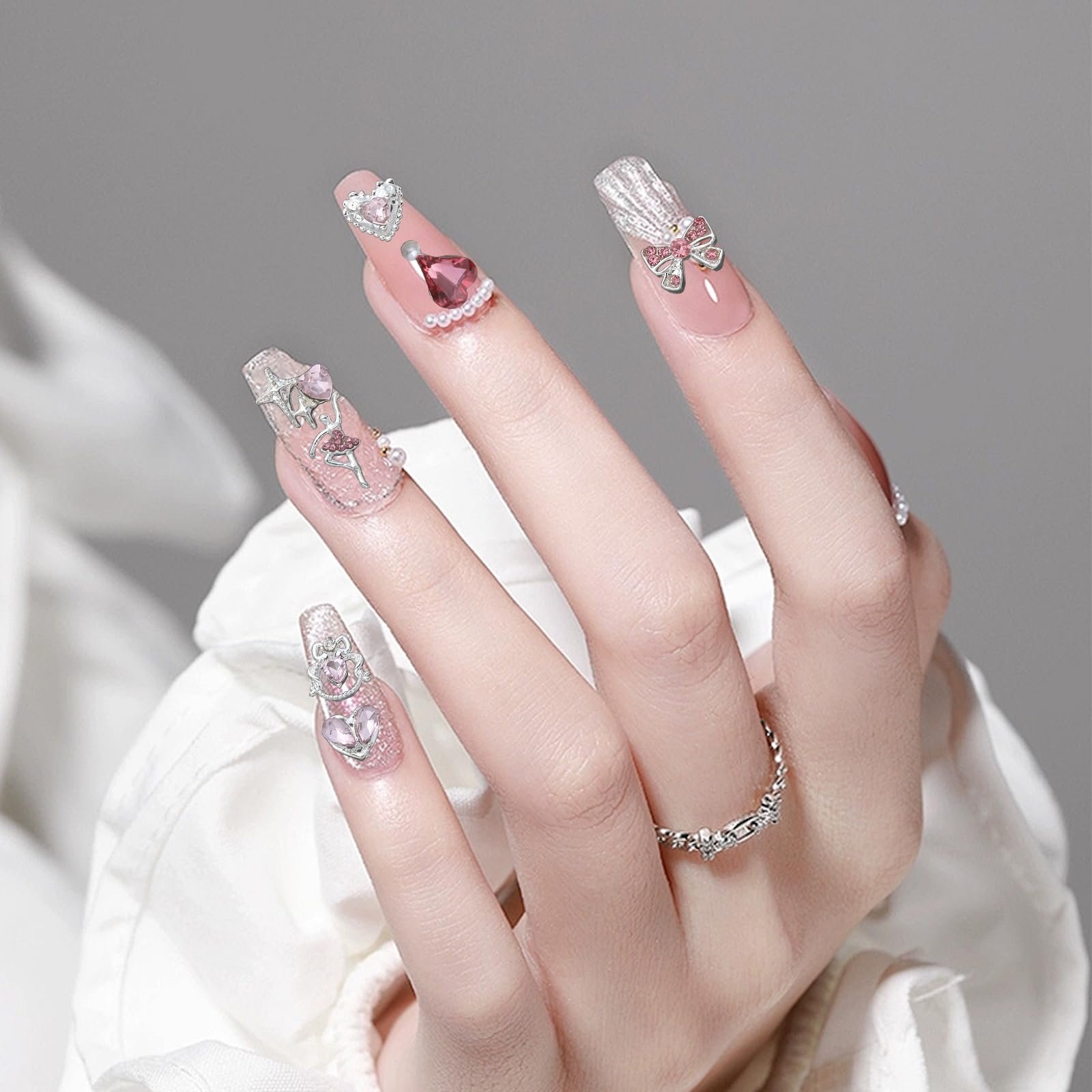 Набір прикрас для нігтів 19 шт, Змішані, фото №5