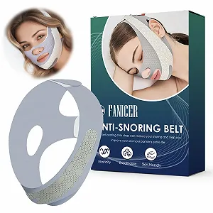 Ремінець проти хропіння на підборіддя, регульований, дихаючий - Фото 1