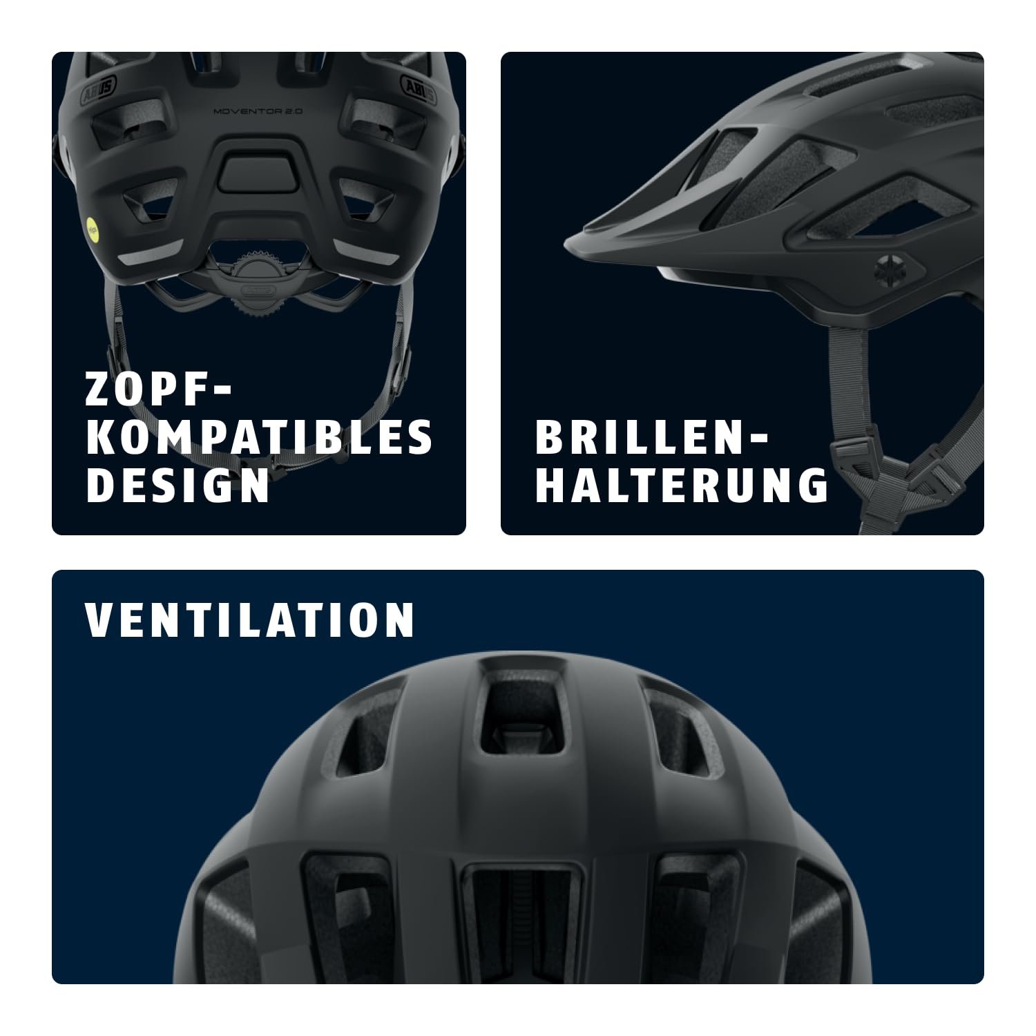 Шлем ABUS Moventor 2.0 MIPS серый, фото №5