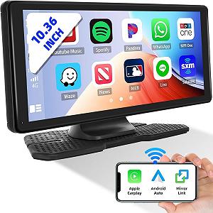 Автомагнітола CAMECHO A3370-AM39DE-C214 / 10.36" / Сенсорна / Apple CarPlay / Android Auto / Bluetooth / AUX / USB - Фото 1