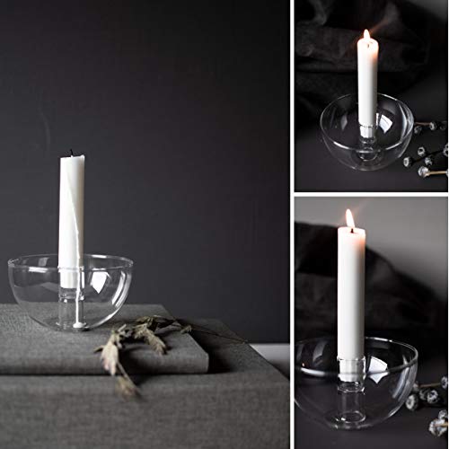 Подсвечник Storefactory Sevalla Стекло Прозрачный 12 × 12 × 6 см, фото №2