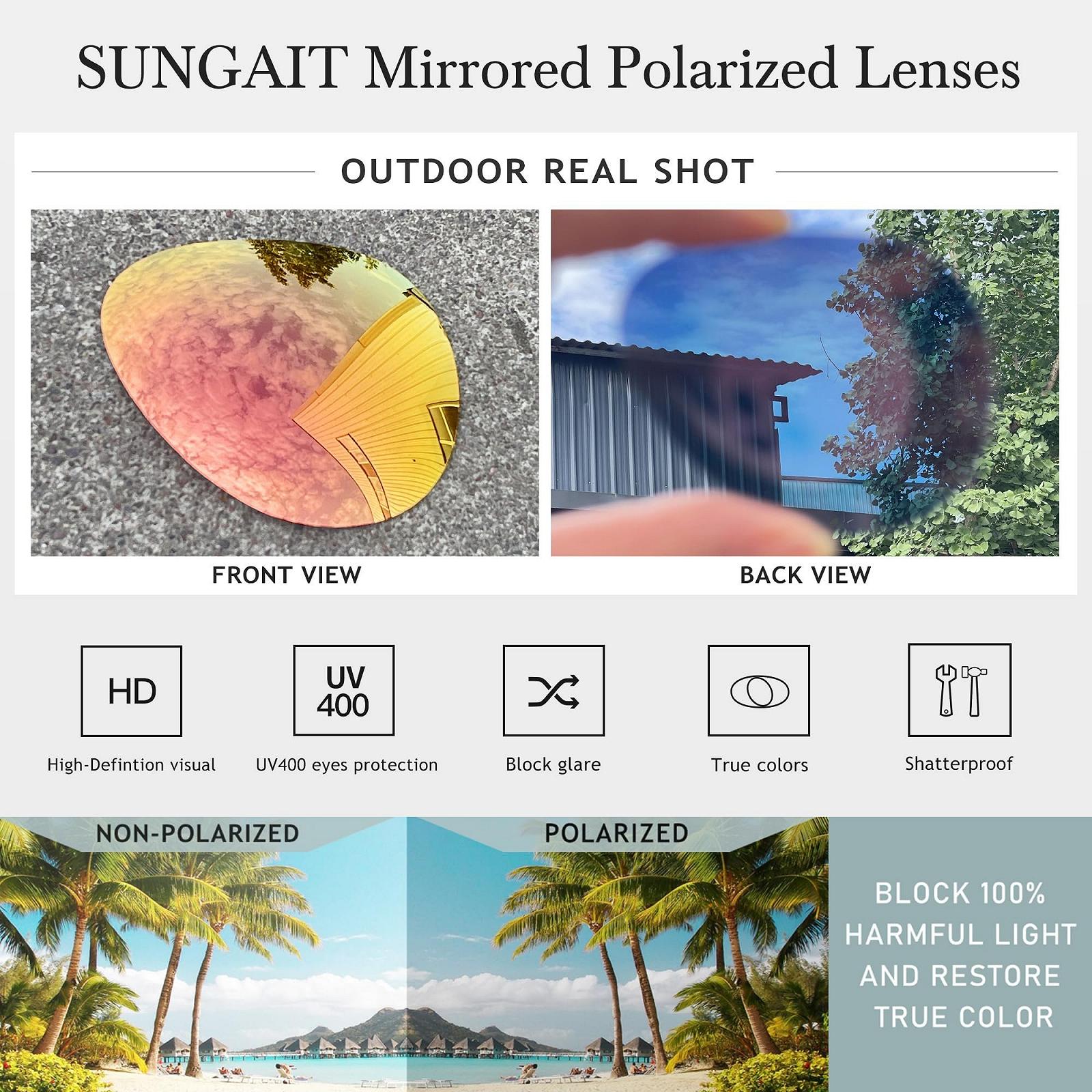 Сонцезахисні окуляри Sungait Поляризовані Unisex UV400, фото №4