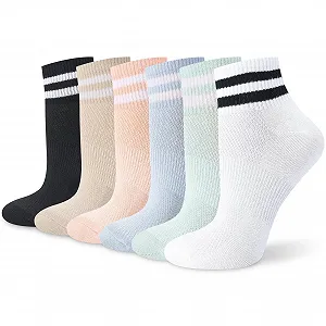 Шкарпетки Жіночі 6 пар Короткі Спортивні Розмір 35-38 - Фото 1