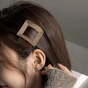 Плоские Заколки для Волос ABS Материал Матовый synthetic.ua - Фото 1