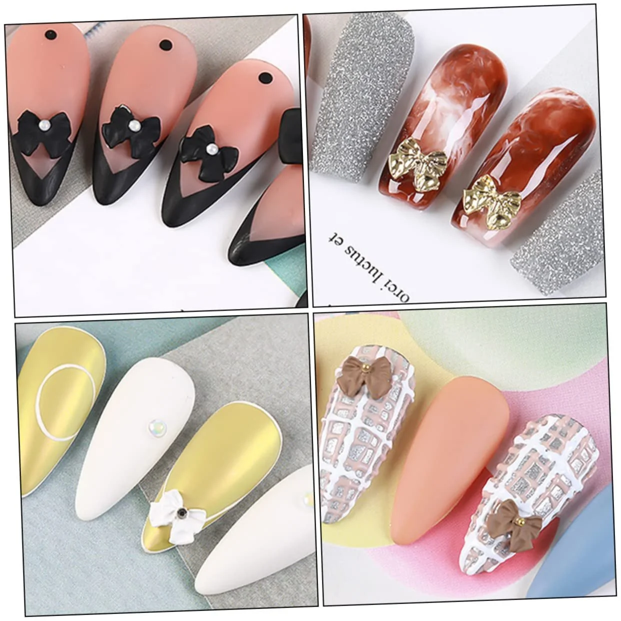 Прикраса для нігтів Garneck Mattierte Schleife 35 шт., фото №2