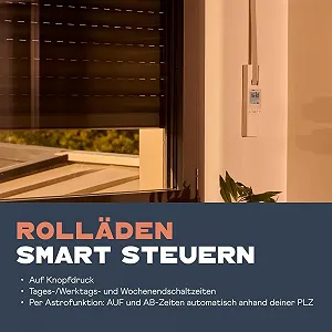 Намотувач стрічки для ролетів RolloTron Home Pilot / 45кг / 6 кв. м / Дисплей / Білий ціна на synthetic.ua - Фото 1 Намотувач стрічки для ролетів RolloTron Home Pilot / 45кг / 6 кв. м / Дисплей / Білий synthetic.ua - Фото 1