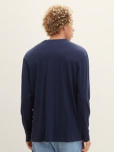 Футболка с длинными рукавами Tom Tailor Tёмно-синий XL synthetic.ua - Фото 1