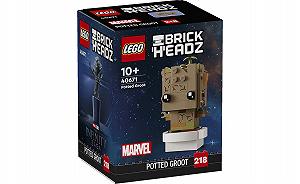 Детский конструктор LEGO Brick Headz Грут в горшке (40671) - Фото 1