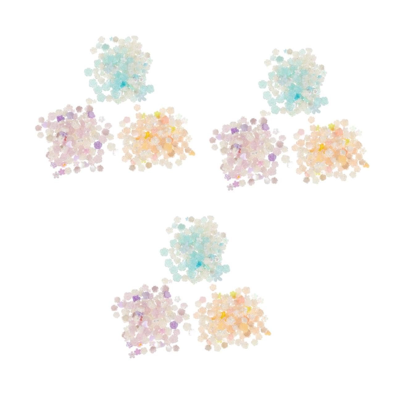 Набор украшений для маникюра Healeved 3 шт. Rose, украшения для маникюра, самодельные украшения, подвески для ногтей, шармы для аксессуаров для ногтей, украшения для ногтей, ювелирные изделия, бисер, стразы, смола, фото №1