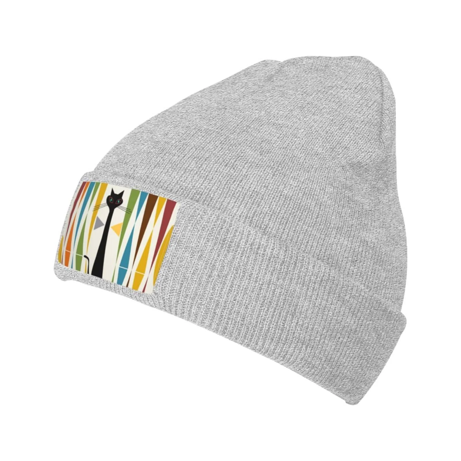 Шапка JBYJBX Изображение кота в стиле середины прошлого века Осенняя зимняя повседневная, фото №1 Шапка JBYJBX Изображение кота в стиле середины прошлого века Осенняя зимняя повседневная, фото №1
