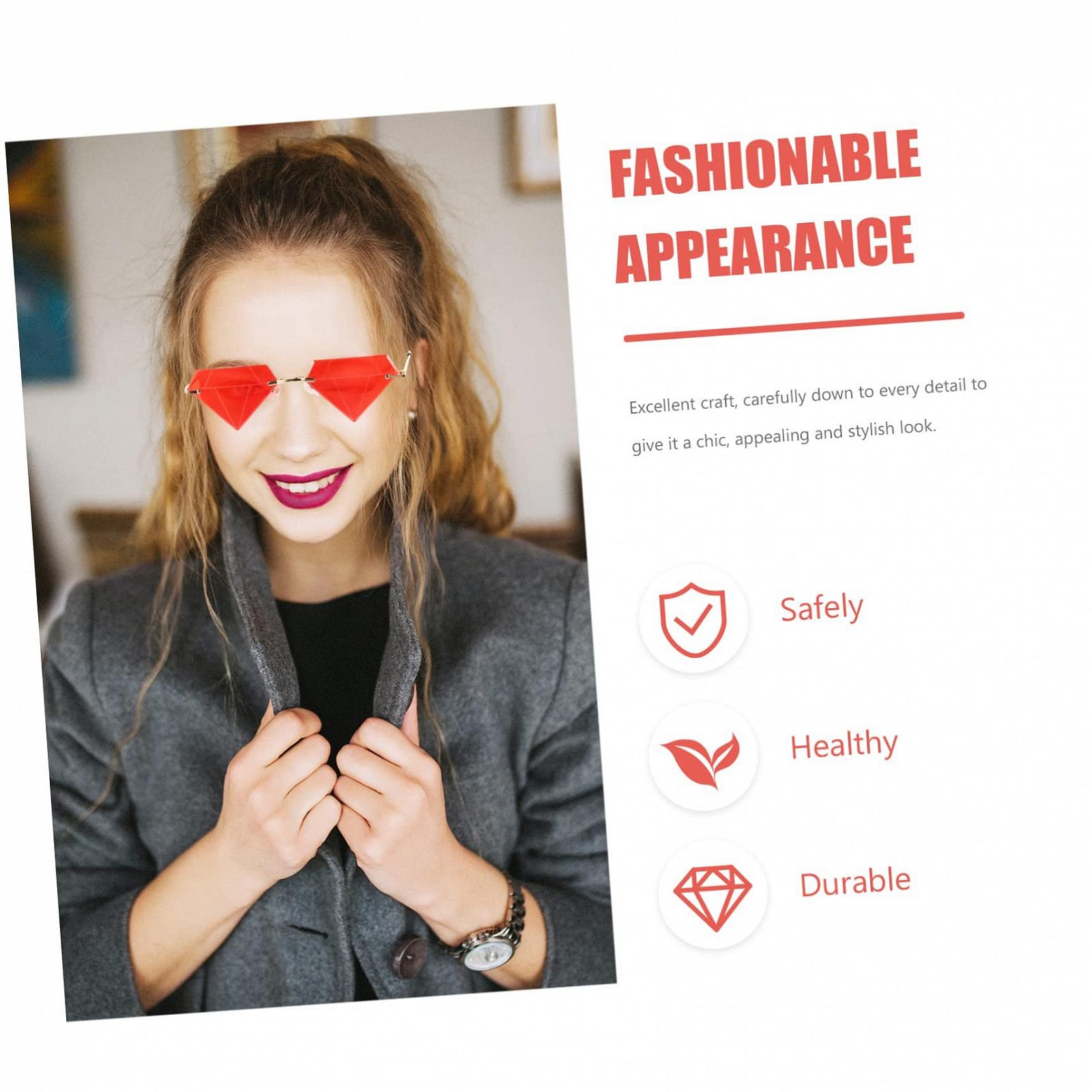 Сонцезахисні окуляри Packove Ретро для жінок, унісекс, без оправи, вінтажні, антиблікові, 5 пар, фото №8