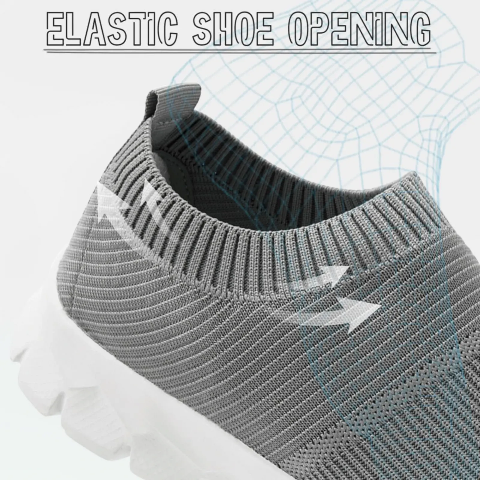 Чоловічі сліпони Кросівки чоловічі кросівки для бігу спортивні кросівки вуличні, фото №2