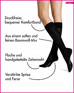 Жіночі шкарпетки до коліна Hudson Relax Fine Ksd В'язані synthetic.ua - Фото 1