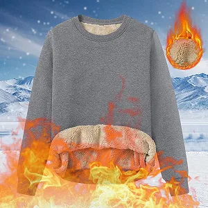 Женский термопуловер Teddy Fleece, толстовка, длинный рукав, теплый пуловер, толстое термобелье, большой размер, флисовый джемпер, однотонное плюшевое нижнее белье, длинный джемпер, топ, джемпер с длинным рукавом synthetic.ua - Фото 1