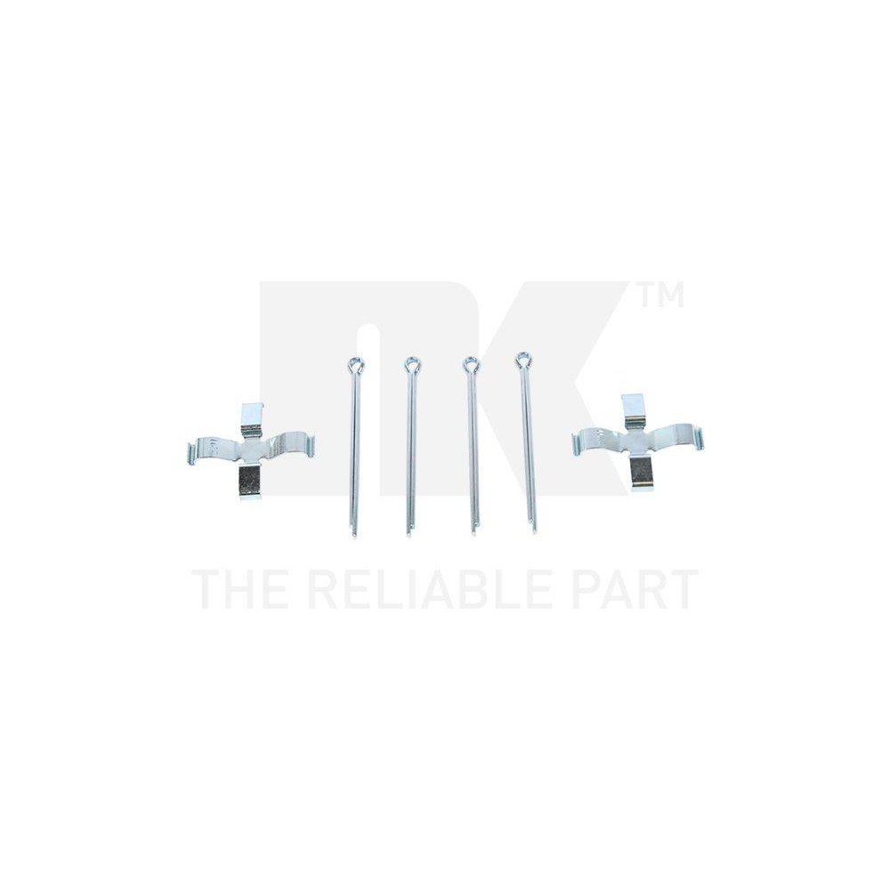 Комплект приладдя дискових гальмівних колодок NK 7947949 AUDI VW передня вісь, фото №1 Комплект приладдя дискових гальмівних колодок NK 7947949 AUDI VW передня вісь, фото №1