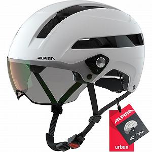 Велосипедный шлем Alpina SOHO Visor V, унисекс, черный матовый - Фото 1