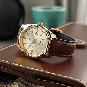 Часы Casio MTP-1302PGL-9AVEF, коричневый, Modern synthetic.ua - Фото 1