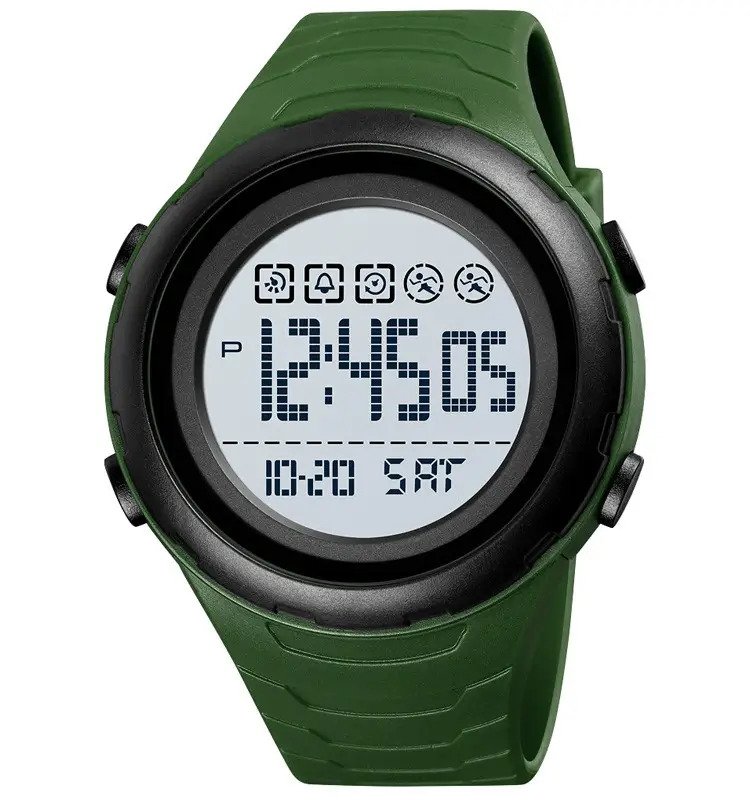 Годинник Skmei 1674 Army Green-white, фото №1