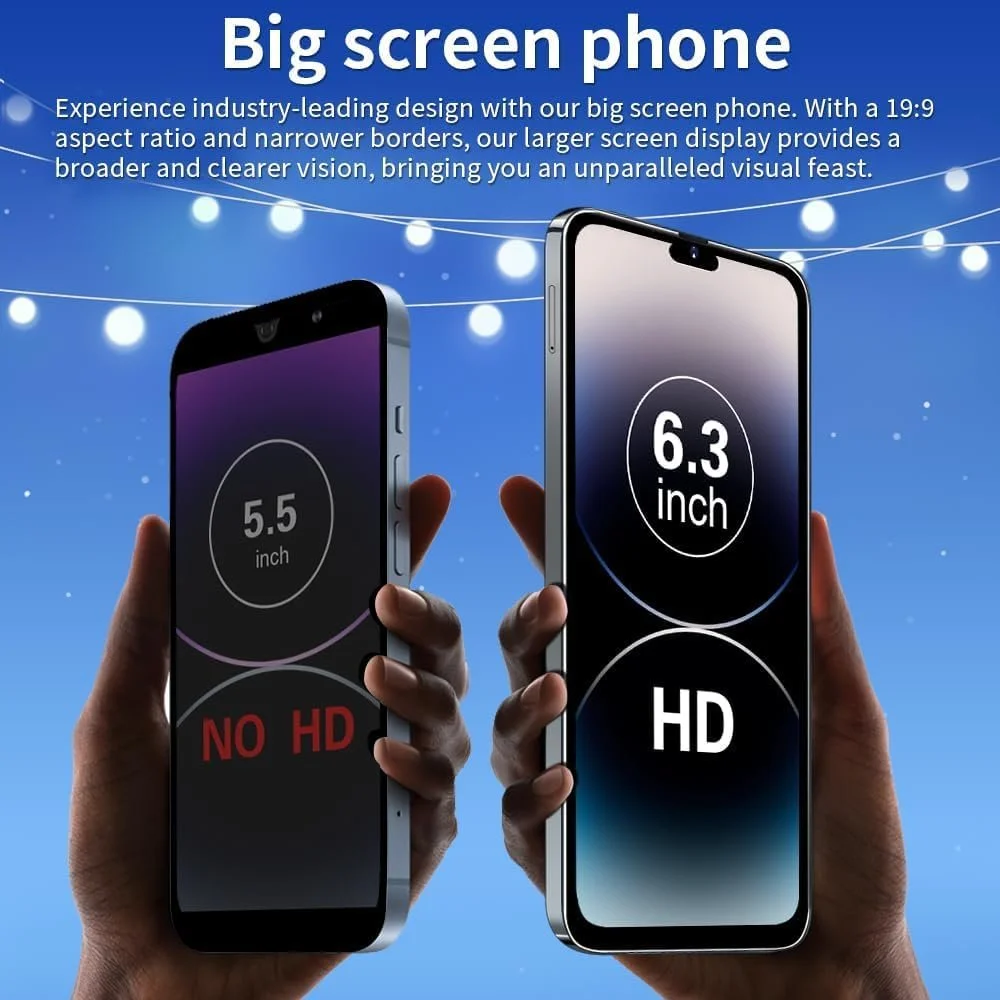 Смартфон 6.3" HD 16GB ROM 4000 mAh Dual SIM Dual Camera Android 10 Purple, фото №2