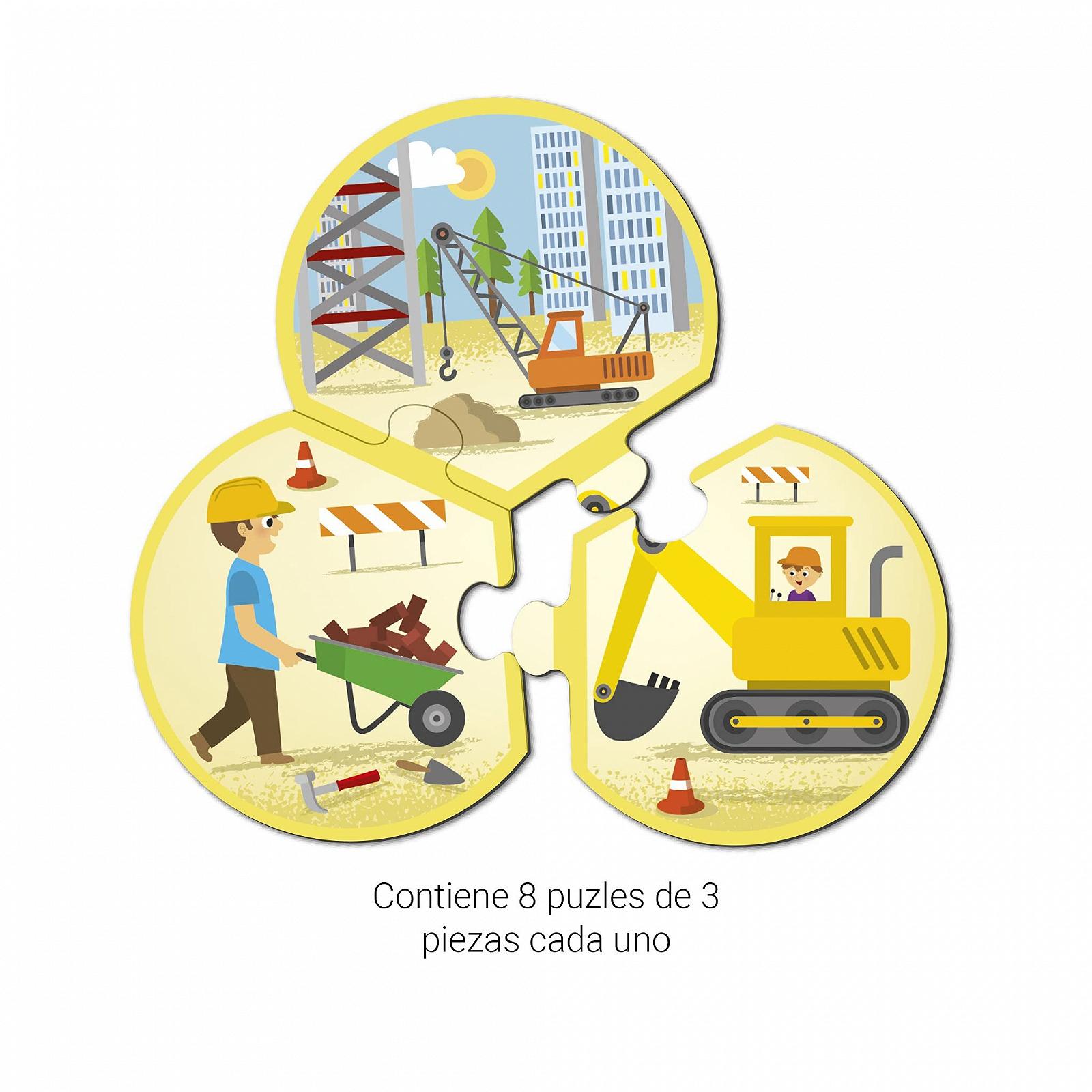 Пазл APLI Kids Trio Professions 18822 24 детали (8x3) диаметр 9 см, фото №1 Пазл APLI Kids Trio Professions 18822 24 детали (8x3) диаметр 9 см, фото №1