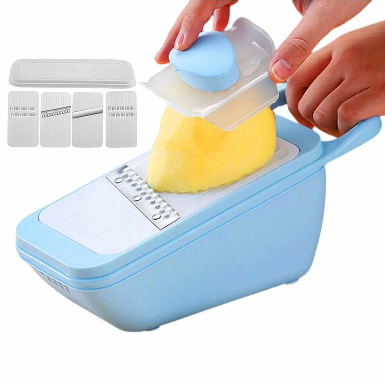 Тертка для картоплі, багатофункціональна овочерізка для моркви, фото №9