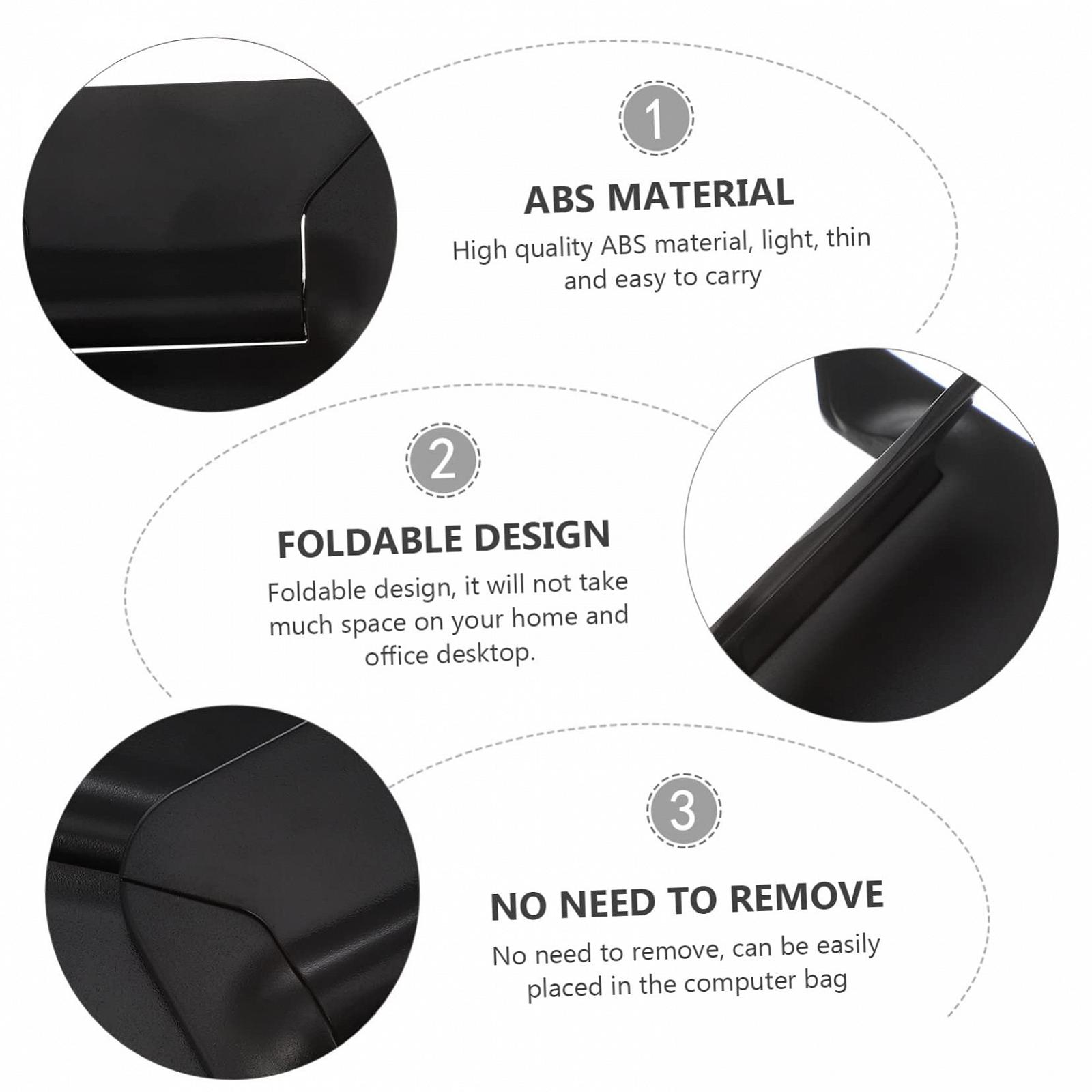 Підставка для ноутбука складна Пакування з 2 штук Ергономічна конструкція для стабільного використання в офісі та в дорозі, фото №9