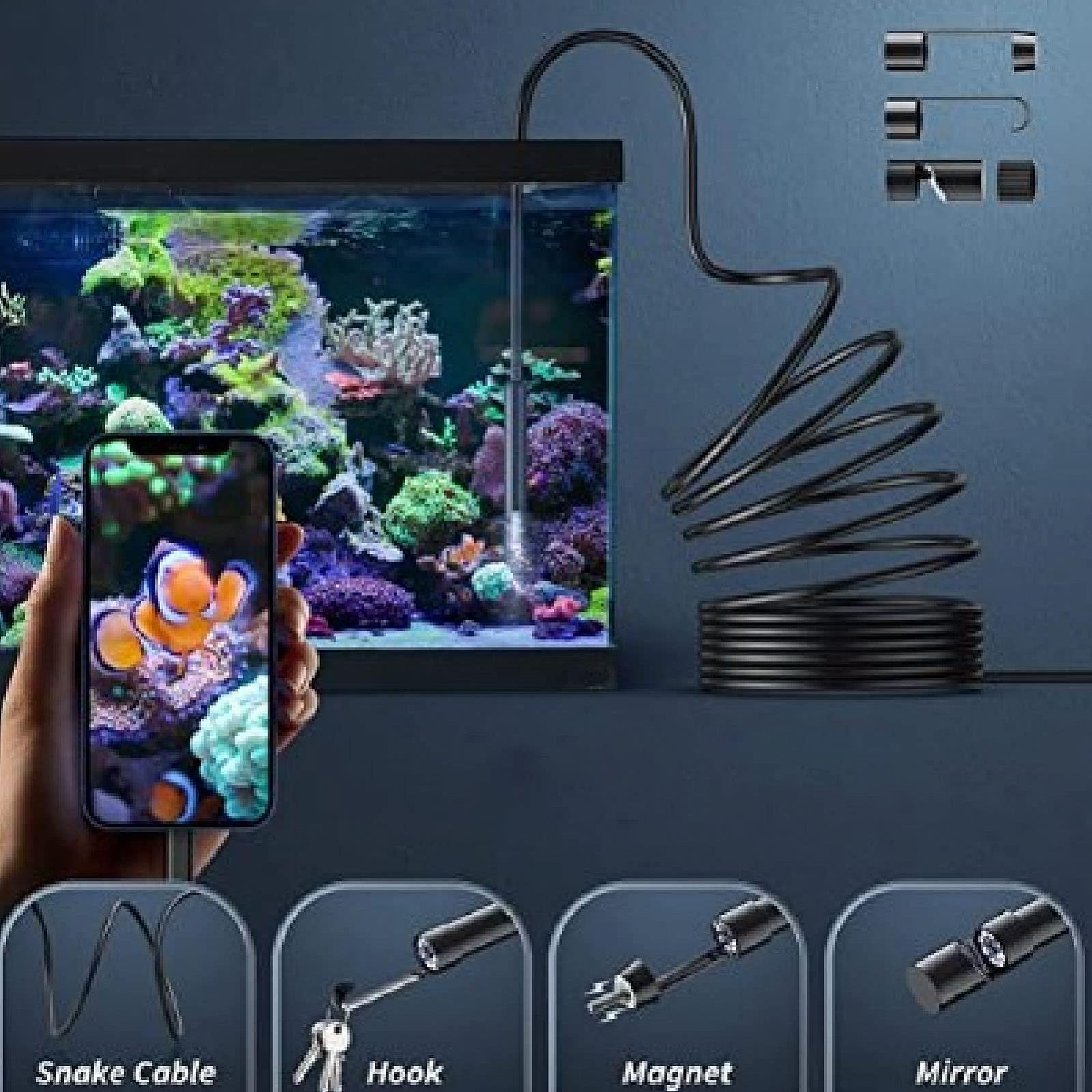 Промышленный эндоскоп 4-10 м Фокусное расстояние 1080P Изображения ABS USB Автомобильное зарядное устройство (#1), фото №4