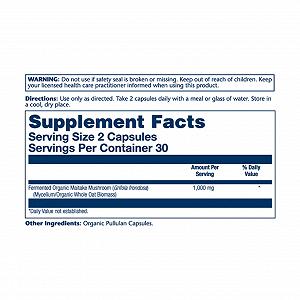 Org Grown Fermented Maitake 1000mg 60 caps synthetic.ua - Фото 1
