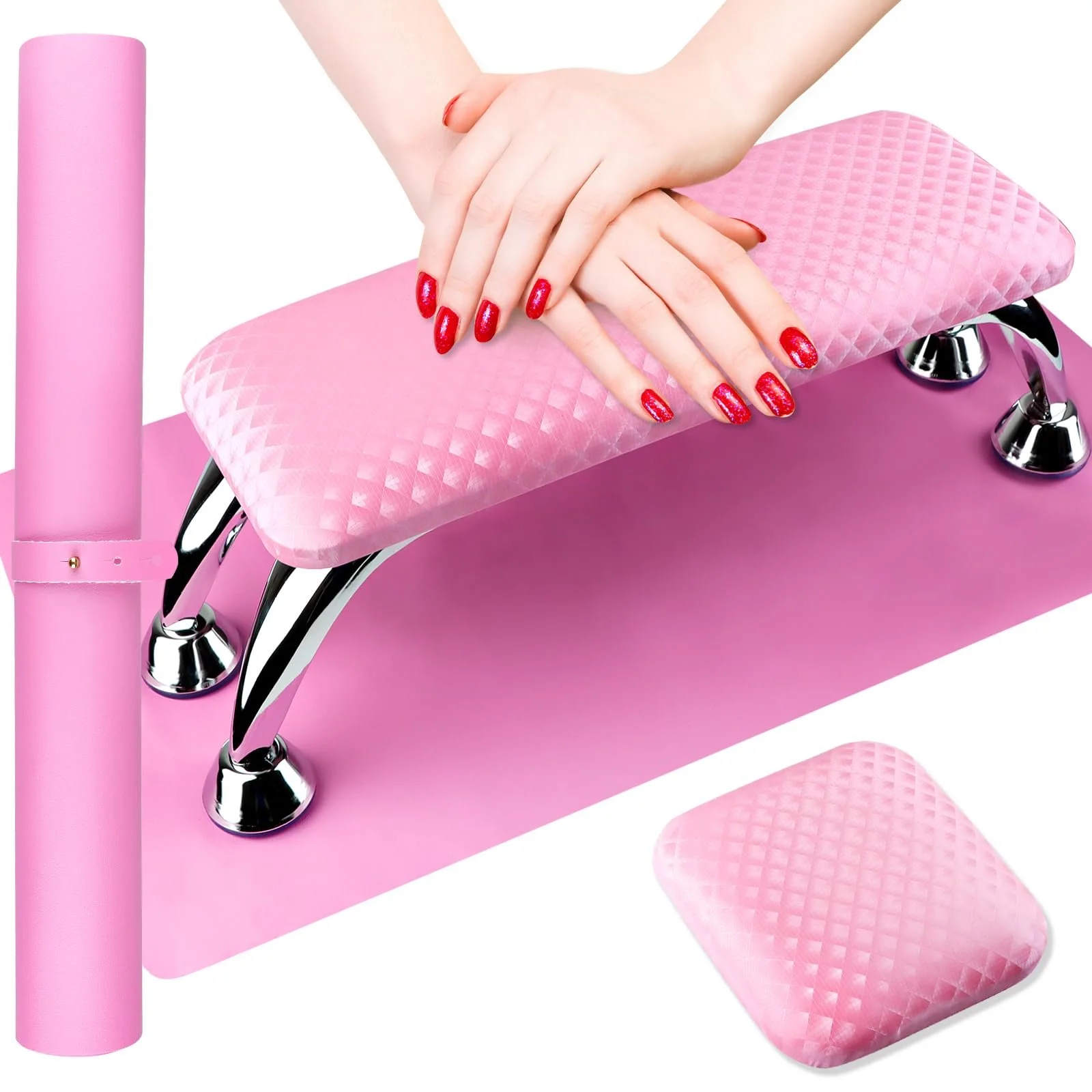 Підставка під руку для манікюру EBANKU, килимок на стіл, підлокітник, фото №1