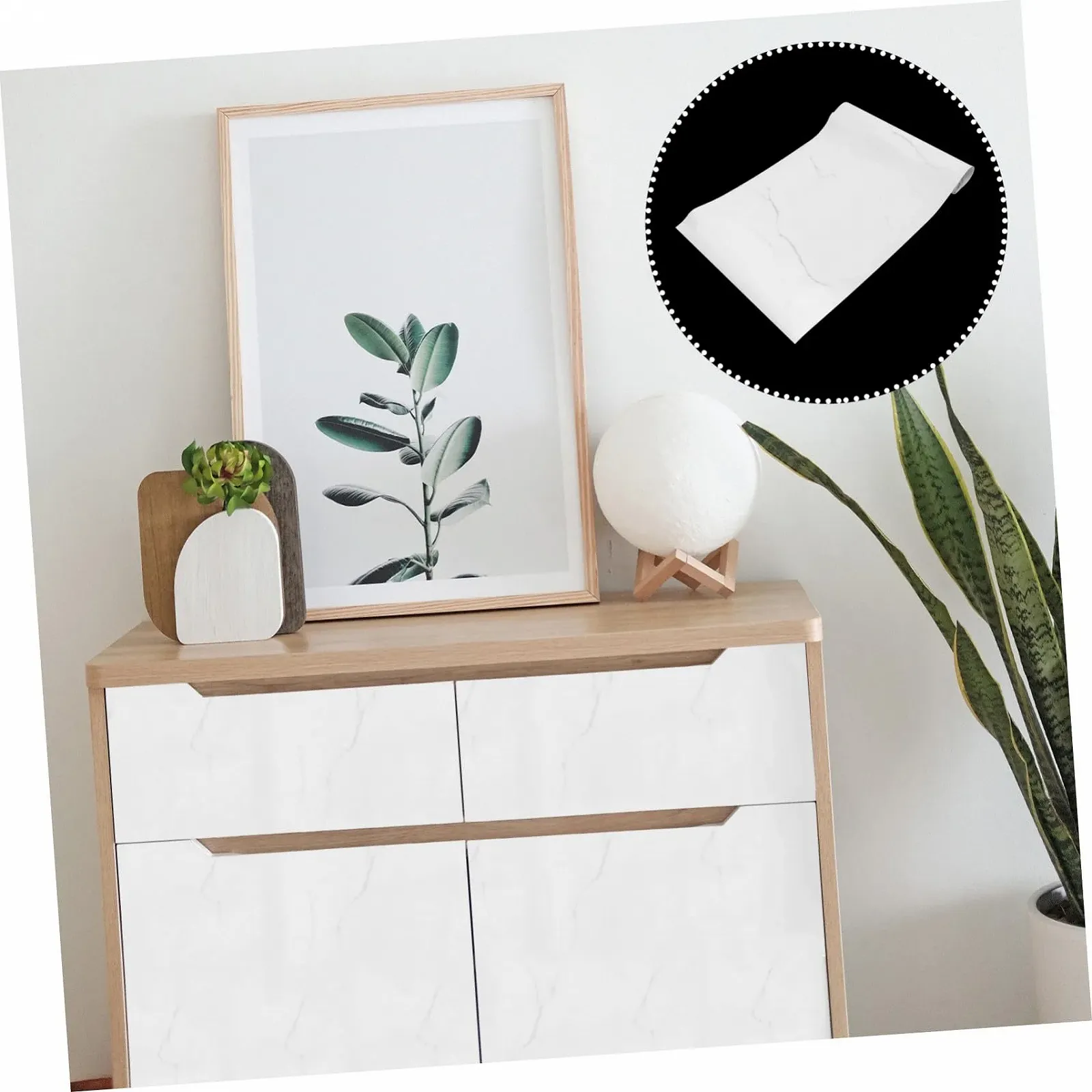 Наклейка-плівка на стіну Мармурова водостійка Біла з візерунком тріщин, фото №9 Наклейка-плівка на стіну Мармурова водостійка Біла з візерунком тріщин, фото №9