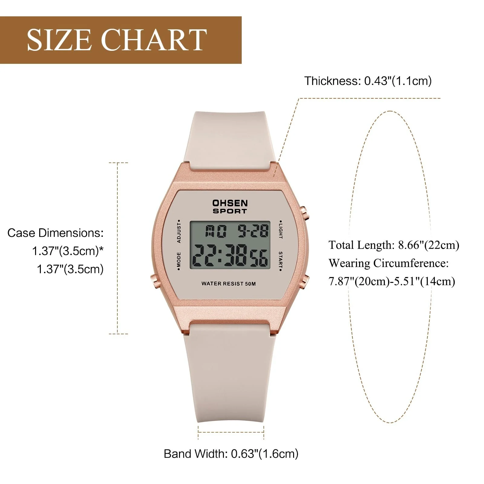 Чоловічий Годинник JewelryWe Цифровий Military Характеристики Чорний, фото №2 Чоловічий Годинник JewelryWe Цифровий Military Характеристики Чорний, фото №2