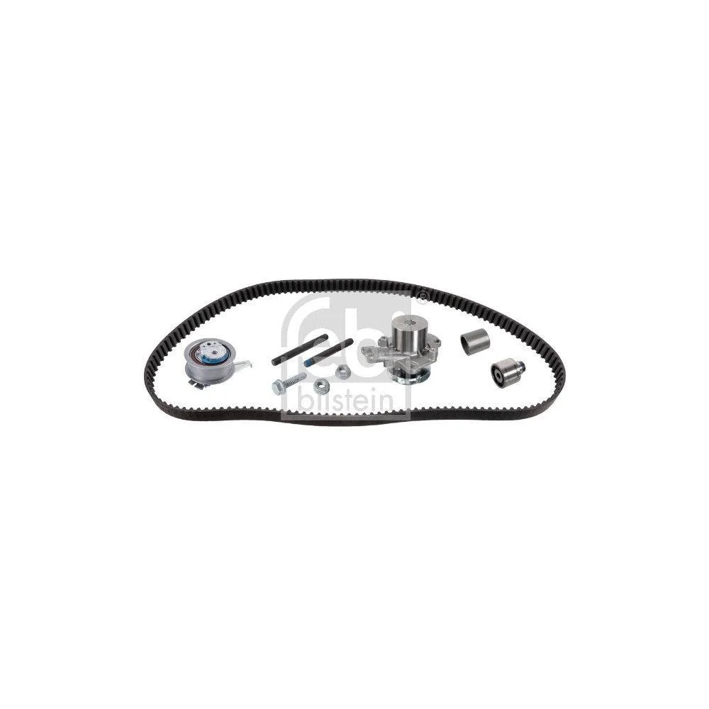 Водяний насос + комплект ременя ГРМ FEBI BILSTEIN 104866 для AUDI MAN SEAT SKODA VW, фото №2 Водяний насос + комплект ременя ГРМ FEBI BILSTEIN 104866 для AUDI MAN SEAT SKODA VW, фото №2