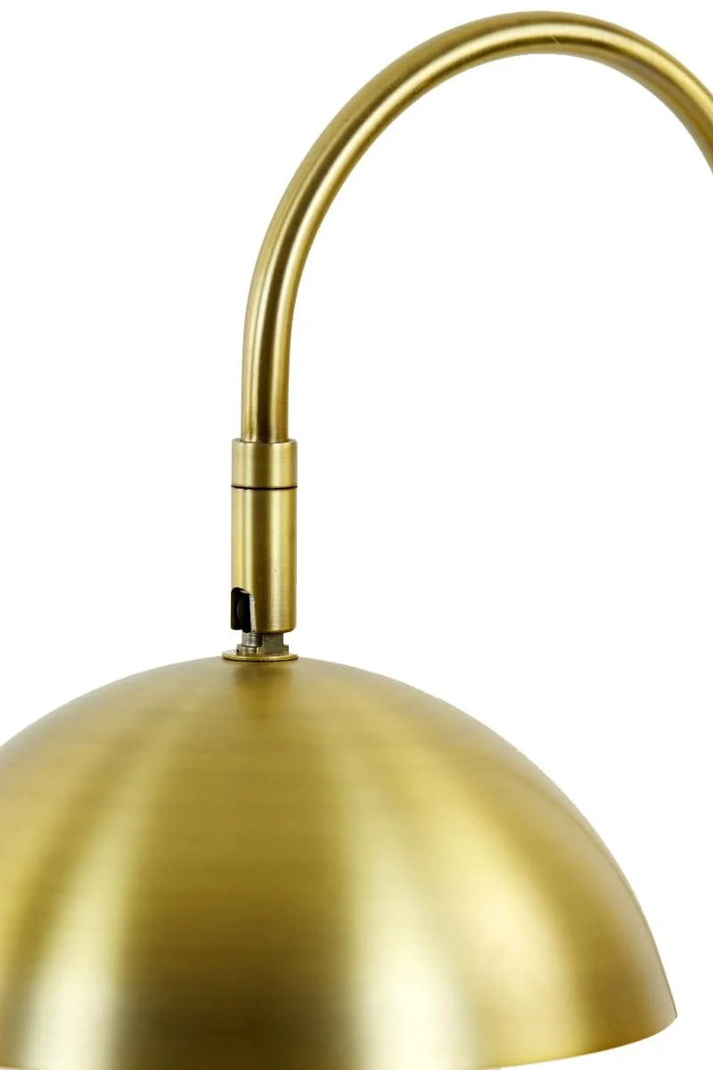 Настільна лампа Dirk Davids Leuchten GmbH Antique Brass Офісна з димером LED G9 3 Вт Золото, фото №6